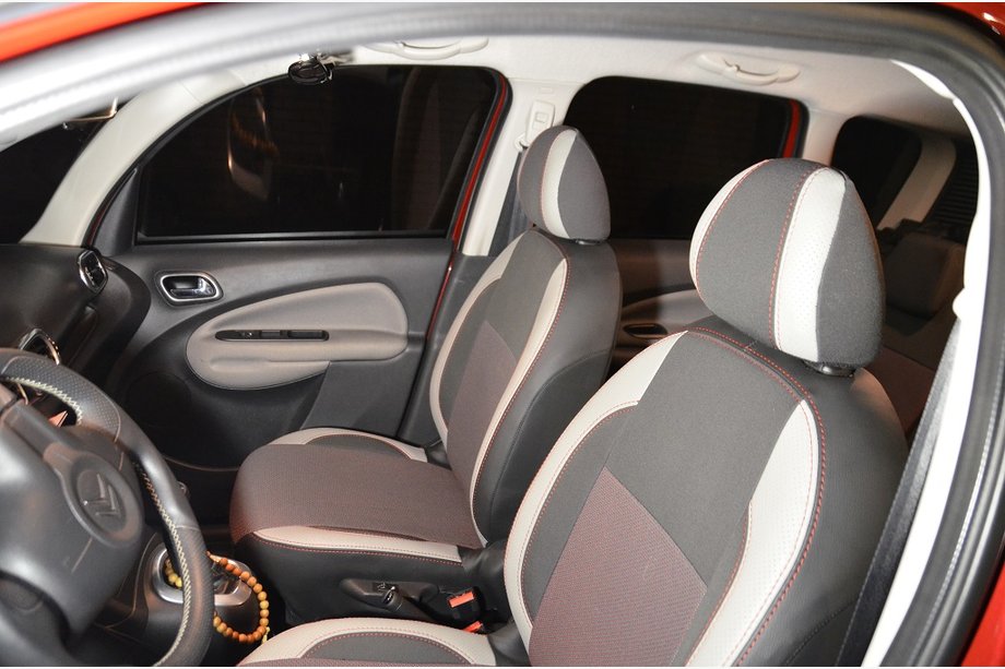Citroen C-3 Picasso 2010–2017 Novost! Modelno prilegajoče prevleke za sedeže iz eko usnja Brothers Premium Image