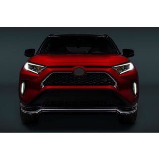 Kromirani okrasni letvi za masko (2 kos) Toyota Rav 4 2019–2025 fotografija 1