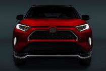 Toyota Rav 4 2019–2025 Kromirani okrasni letvi za masko (2 kos) fotografija 1