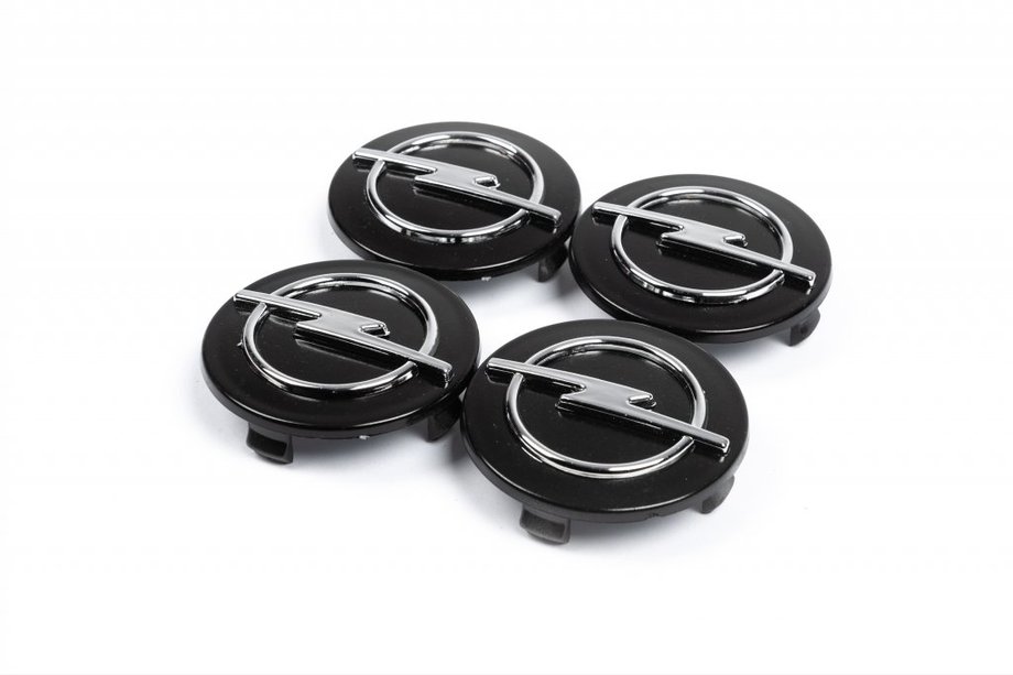 Opel Sredinski pokrovčki platišč 60/55 mm črni (4 kos) Image
