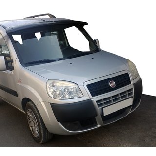Vizir na vetrobransko steklo (črn sijaj, 5 mm) Fiat Doblo I 2005–2010 fotografija 1