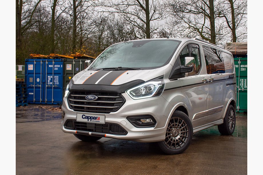 Ford Custom 2013–2022 Deflektor pokrova motorja EuroCap (2018-2022) Image