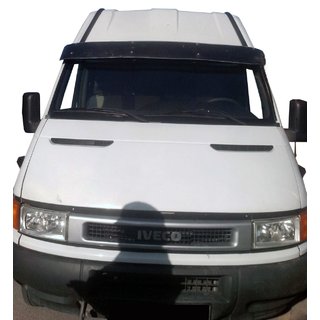 Vizir za vetrobransko steklo V1 (črna sijaj, 5 mm) Iveco Daily 1999–2006 fotografija 1