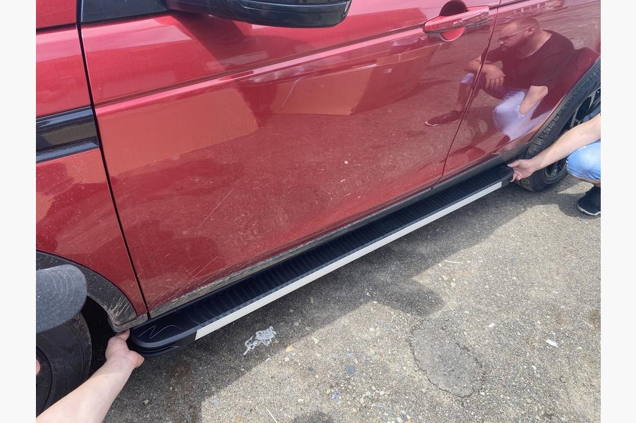 Land Rover Discovery Sport 2014– Stranske stopnice Maya V1 (2 kosa, aluminij) 2019+ Fotografija 3