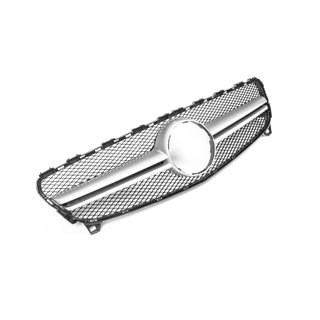 Sprednja maska AMG Silver (2015-2018) Mercedes A-сlass W176 2012–2018 fotografija 1