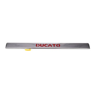 LED letvica nad registrsko tablico (nerjavno jeklo) Fiat Ducato 2006–2025 fotografija 1
