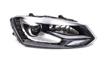 Volkswagen Polo 2010–2017 Sprednji LED žaromet (2014-2017, desni, original, rabljen) fotografija 1