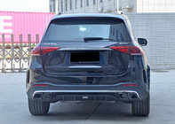 Mercedes GLE W167 2018– Zadnji difuzor z izpušnimi zaključki GLE63 Silver (2018-2026) fotografija 1