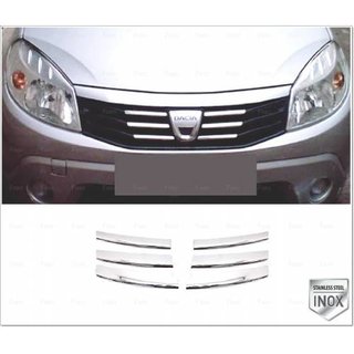 Nerjaveča letvica za sprednjo masko Dacia Sandero 2007–2013 fotografija 3