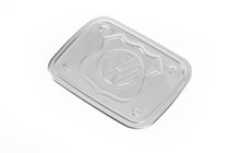 Volkswagen Caddy 2004–2010 Pokrov lopute rezervoarja za gorivo (nerjaveče jeklo) fotografija 1