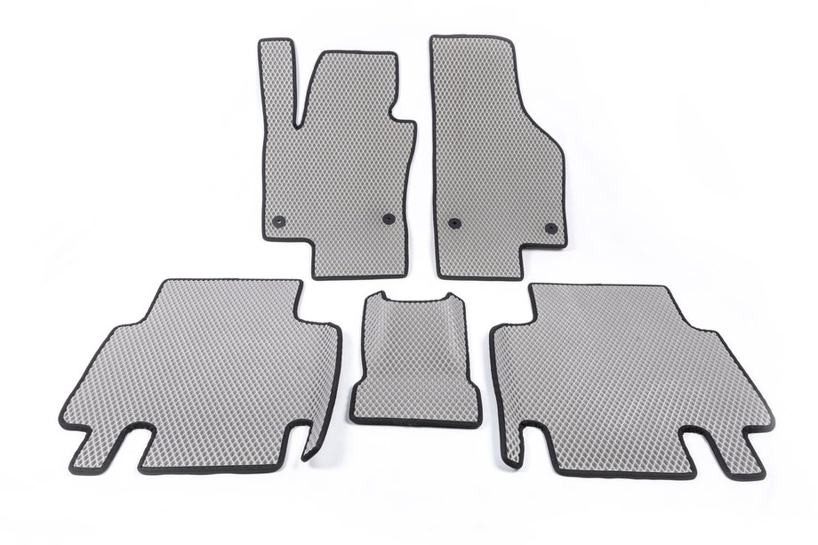 Volkswagen Sharan 2010–2023 Poliuretanske talne preproge (2 vrsti, EVA, sive) Image