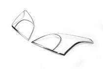 Toyota Land Cruiser Prado 120 2002–2009 Pokrovi žarometov V2 (2 kosa, plastika) fotografija 1