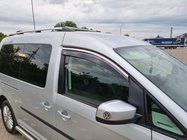 Volkswagen Caddy 2015–2020 Vetrniki z kromiranim trakom (2 kos, Niken) fotografija 1