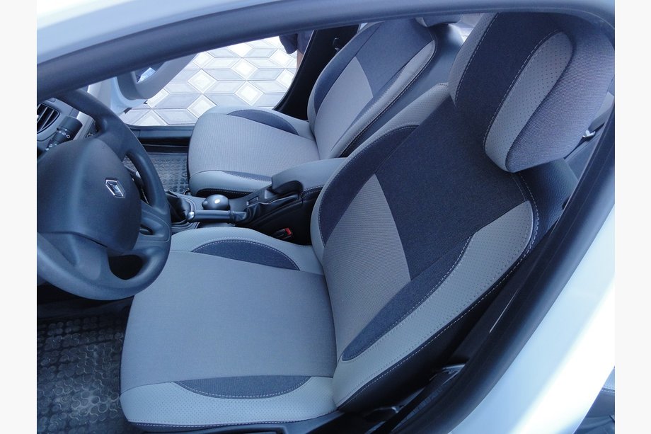 Renault Fluence 2009–2016 Avtoprevleke za sedeže (2009-2012, eko usnje/tkanina, Premium) Image