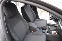 Renault Megane III 2009–2016 Avto prevleke za sedeže (umetno usnje + tkanina, Premium) fotografija 5