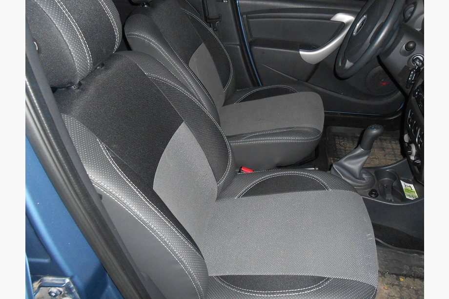 Dacia Logan I 2008–2012 Novost! Avtomobilske sedežne prevleke iz eko usnja Brothers Premium Image