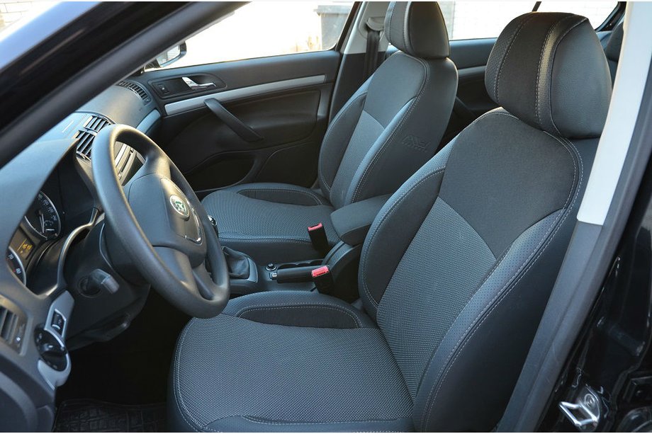 Skoda Octavia II A5 2006–2010 Avtoprevleke (umetno usnje↗tkanina, Premium) Image