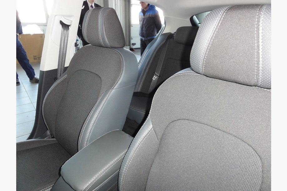 Skoda Superb 2009–2015 Prevleke za sedeže (2008-2013, eko usnje↗tkanina, Premium) Image