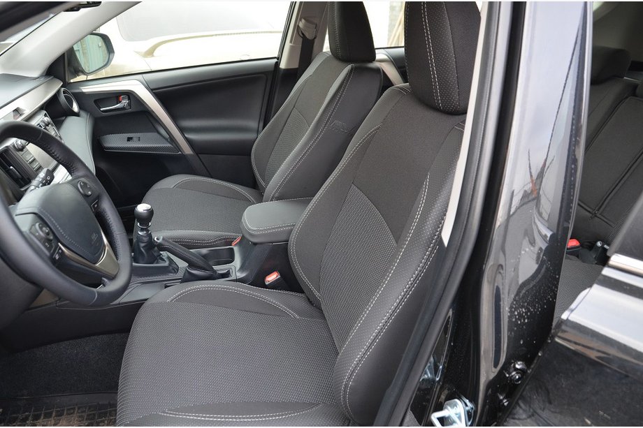 Toyota Rav 4 2013–2018 Avtoprevleke (umetno usnje↗tkanina, Premium) Image