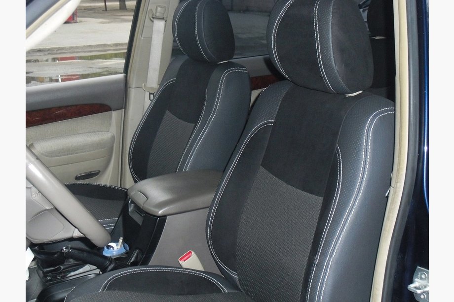 Toyota Land Cruiser Prado 120 2002–2009 Prevleke za avtosedeže SoyuzAuto Premium-series Fotografija 1
