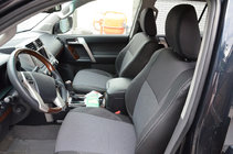 Toyota Land Cruiser Prado 150 2009–2023 Avto sedežne prevleke (umetno usnje + tkanina, Premium) fotografija 1