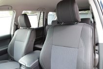 Toyota Land Cruiser Prado 150 2009–2023 Avto sedežne prevleke (umetno usnje + tkanina, Premium) fotografija 4