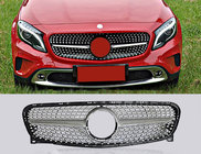 Mercedes GLA X156 2014–2019 Sprednja maska hladilnika Diamond Silver (2014-2016) fotografija 6