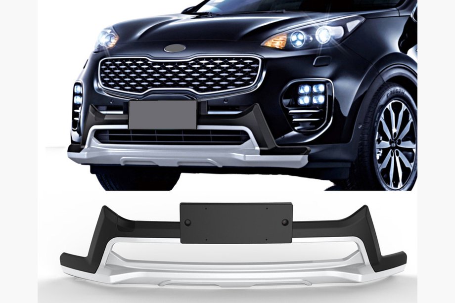 Kia Sportage 2015–2021 Sprednji in zadnji lip spojler 2015-2019 V3 (plastika) Image