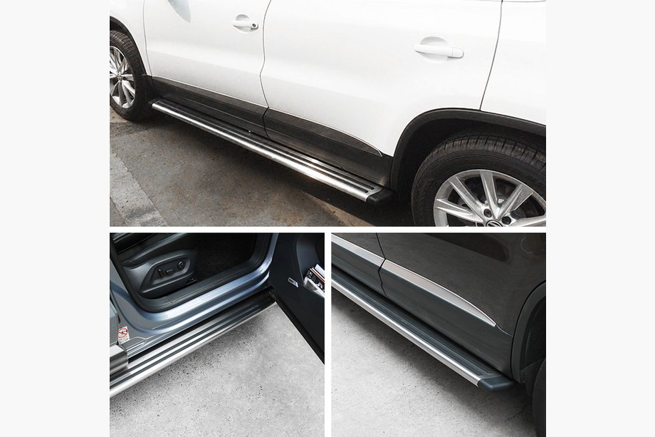 Volkswagen Tiguan 2007–2016 ORIGINAL! Stranski pragovi (2 kos, aluminij) Image