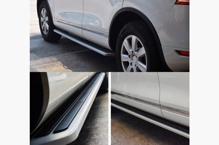 Volkswagen Touareg 2010–2018 Stranski pragovi v OEM slogu V2 (2 kosa, aluminij) Image