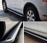 Volkswagen Touareg 2010–2018 Stranski pragovi v OEM slogu V2 (2 kosa, aluminij) fotografija 1