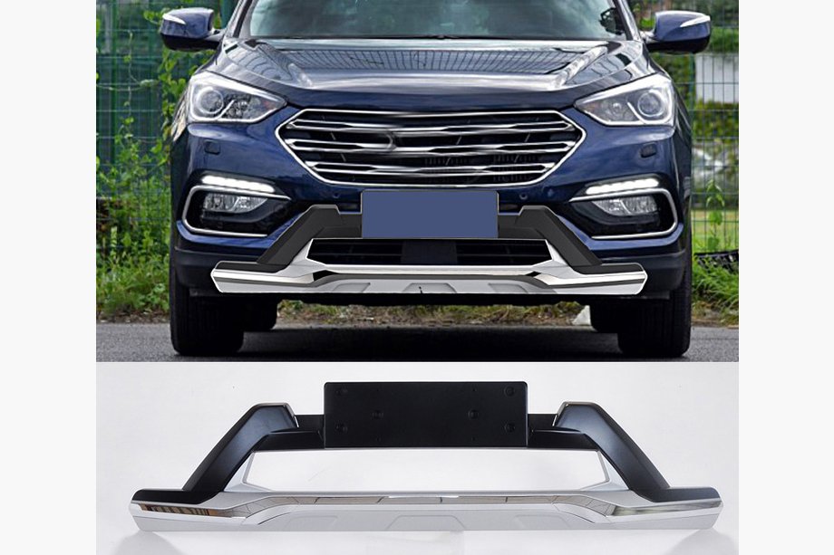 Hyundai Santa Fe 3 2012–2018 Sprednji in zadnji lip spojler (2016-2018) Image