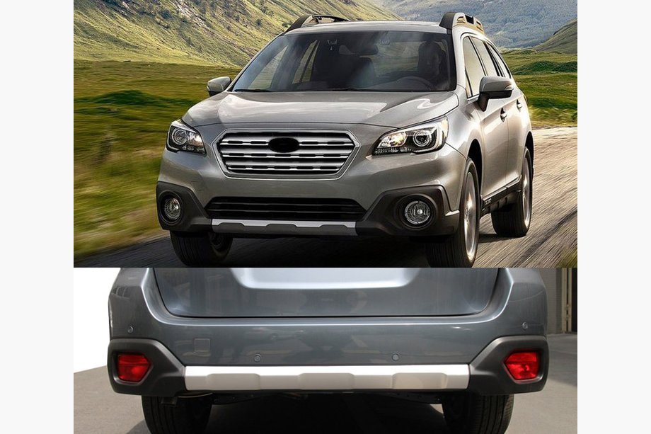 Subaru Outback 2014–2019 Sprednji in zadnji lip spojler V1 (2 kosa, EU) Image