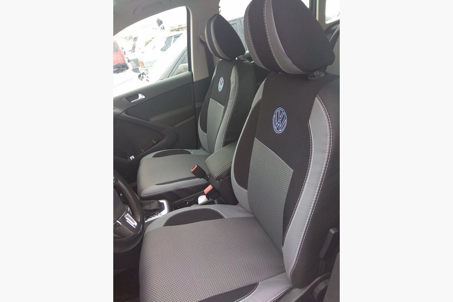 Volkswagen Tiguan 2007–2016 Prevleke za avtosedeže (eko usnje↗blago, Premium) Image