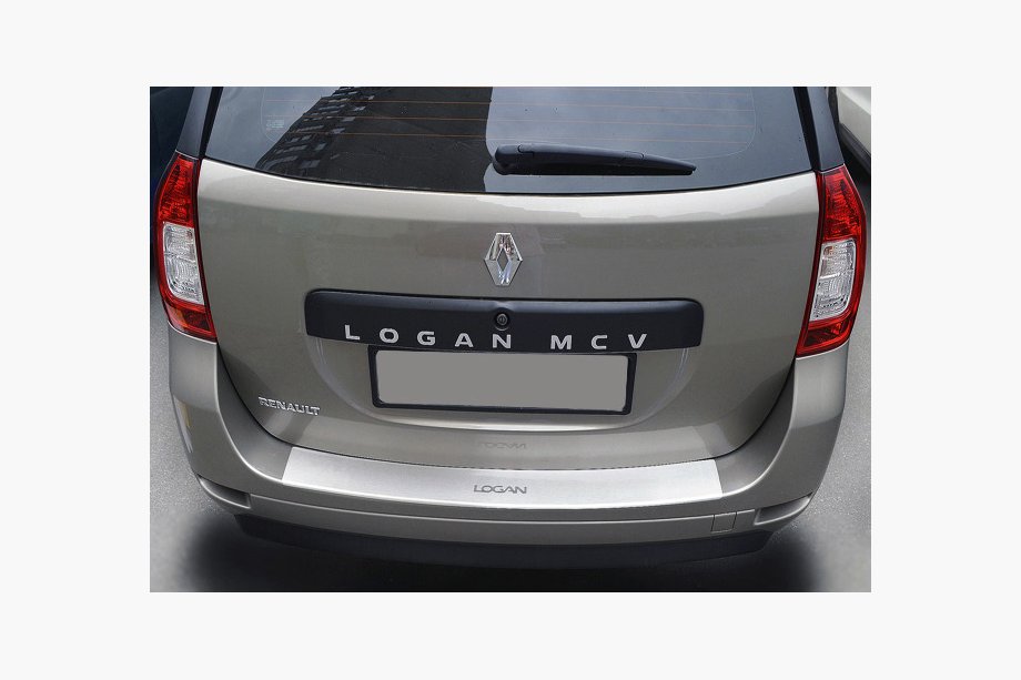 Renault Logan MCV 2013–2022 Nerjaveča zaščitna letev za zadnji odbijač z zavihkom NatANika Image