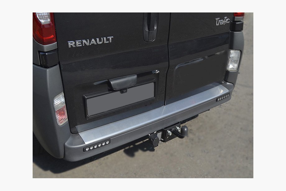 Renault Trafic 2001–2015 Nerjaveča zaščitna letev zadnjega odbijača z zavihkom Nataniko Image