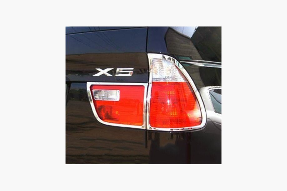 BMW X5 E53 1999–2006 Kromirani pokrovi zadnjih luči (plastika) Image