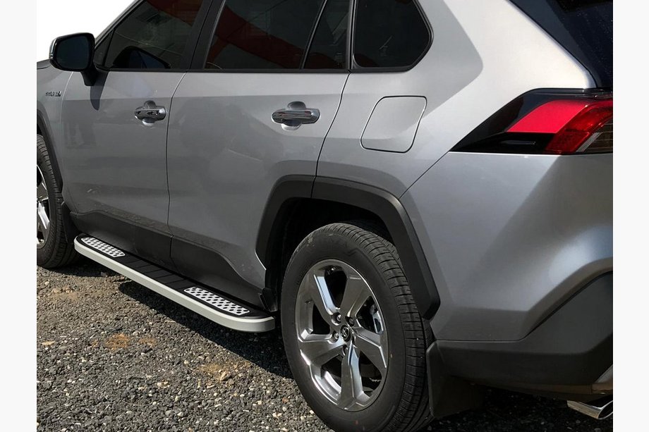 Toyota Rav 4 2019–2025 Bočne stopnice Tayga V2 (2 kosa, aluminij) Image