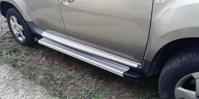 Dacia Duster 2008–2018 Bočne stopnice Maya V2 (2 kosa, aluminij) fotografija 6
