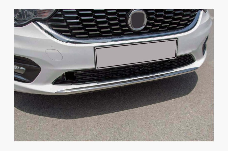 Fiat Tipo 2016– Zaščitna obloga iz nerjavečega jekla za sprednji odbijač OmsaLine (2016-2020) Image