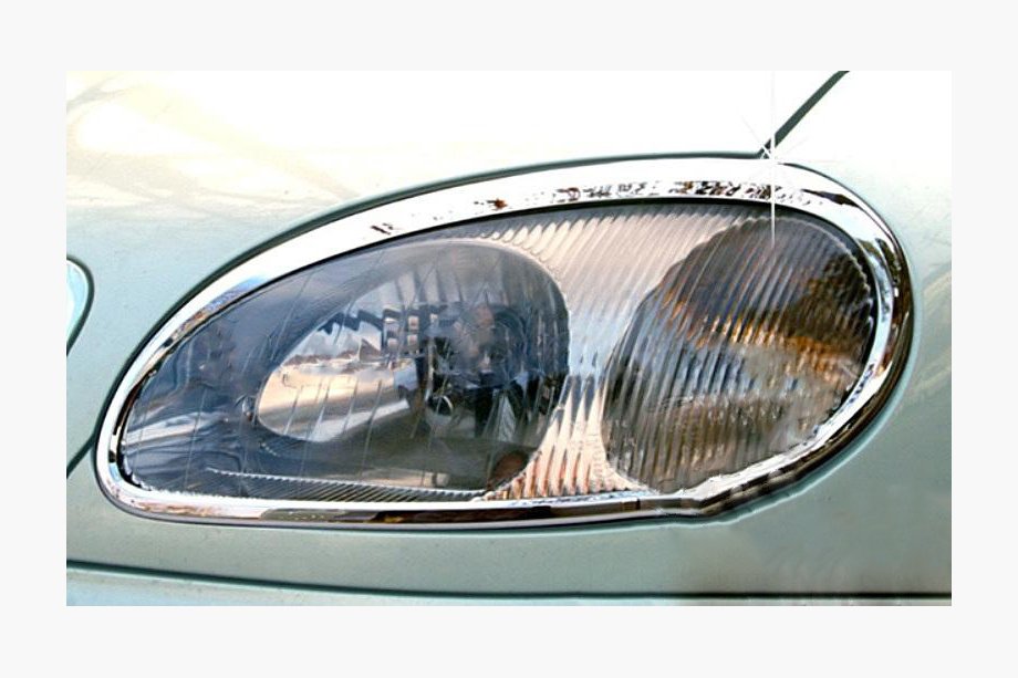Daewoo Lanos 1998–2017 Kromirane obrobe žarometov (2 kosa, plastika) Image