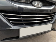 Hyundai IX-35 2010–2015 Letvice za masko hladilnika (3 kosi, nerjavno jeklo) fotografija 1