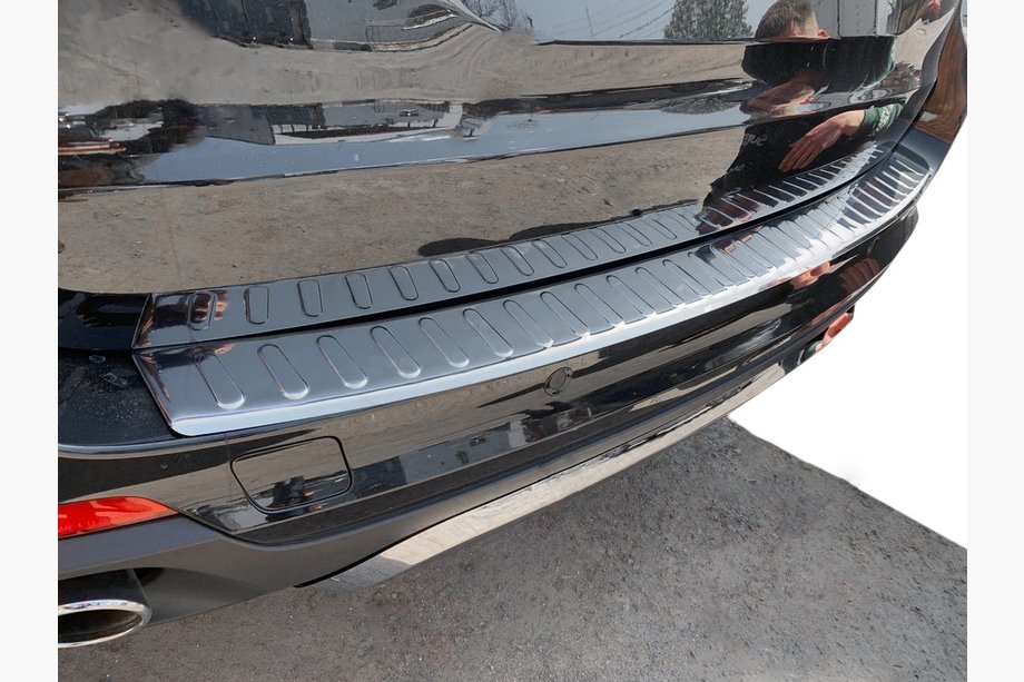 BMW X5 F15 2013–2018 Kromirana letev za zadnji odbijač (Carmos) Image