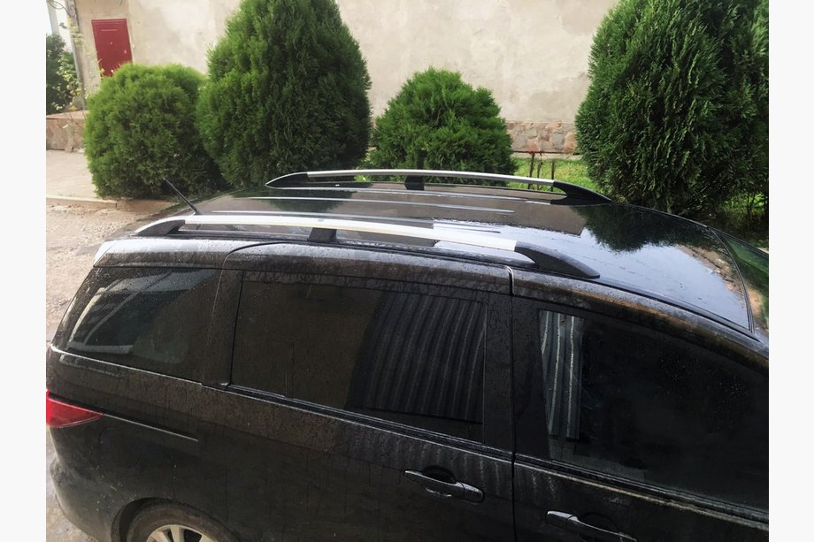 Mazda 5 2010–2018 Aluminijaste strešne sani (krom) Fotografija 1