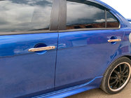 Mitsubishi Lancer X 2008– Kromirane obloge kljuk vrat (4 kosi) S čipom, OmsaLine – italijansko nerjavno jeklo fotografija 1