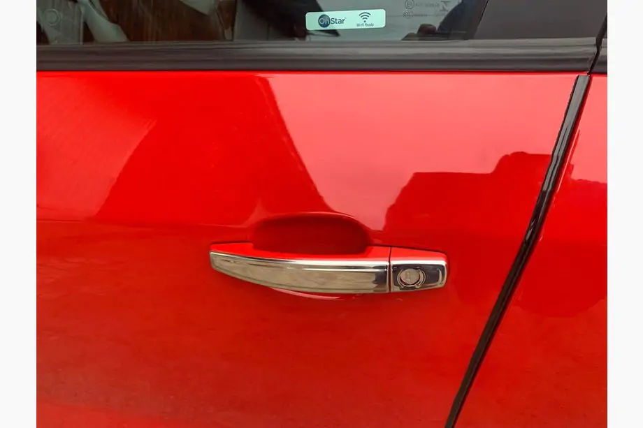 Opel Astra J 2009–2015 Ozke kromirane prevleke kljuk (4 kosi, nerjaveče jeklo, Omsa) Fotografija 1