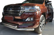 Toyota Land Cruiser 200 2007–2021 Sprednji zaščitni lok ST014 (2015+, nerj.) fotografija 1