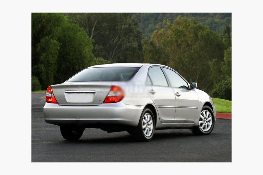 Toyota Camry 2001–2006 Kromirana letev nad registrsko tablico Image