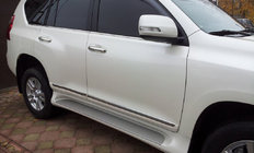 Toyota Land Cruiser Prado 150 2009–2023 Letve vrat (dizajn 2013-2017) Bela barva fotografija 1