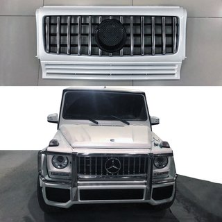 Sprednja maska (GT, s kromiranimi letvicami) Mercedes G razred W463 1990–2018 fotografija 3